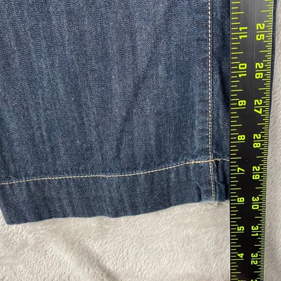 Tommy Hilfiger Woman's Denim Trouser Jeans Size 8 Straight-Leg Blue Cotton Blend - Picture 5 of 16